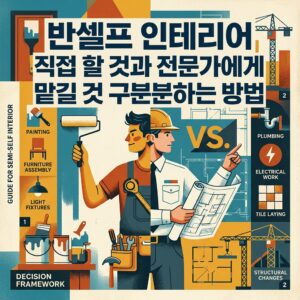 ai thumbnail poster 반셀프 인테리어 직접 할 것과 전문가에게 맡길 것 구분하는 방법 1788692369